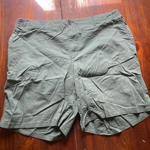 Old Navy Sage Green Flat Front Shorts